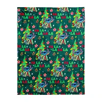 Northwest Lilo & Stitch Holiday PJs Lightweight Throw