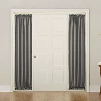 Sun Zero Emory Light-Filtering Rod Pocket Single Sidelight Curtains