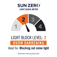 Sun Zero Emory Light-Filtering Rod Pocket Single Sidelight Curtains