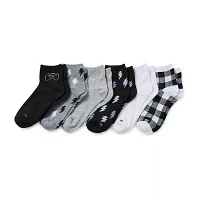 Thereabouts Little & Big Boys 10 Pair Quarter Ankle Socks