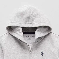 U.S. Polo Assn. Little & Big Boys Embroidered Fleece Zipper Hoodie