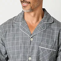 Stafford Modal Mens Long Sleeve 2-pc. Pant Pajama Set