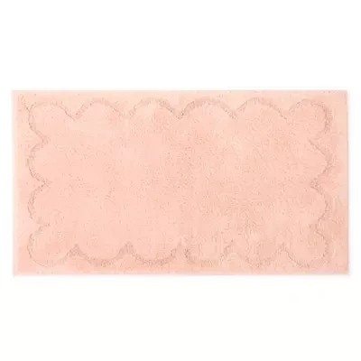 Martha Stewart Cotton Scalloped Bath Rug