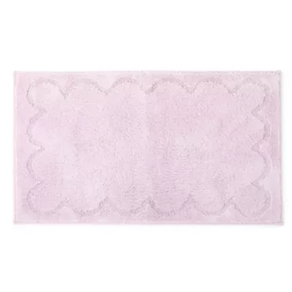 Martha Stewart Cotton Scalloped Bath Rug