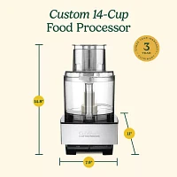 Cuisinart® Custom 14™ 14-Cup Food Processor Brushed Metal Series