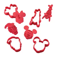 Disney Home Bake With Mickey Mouse Cookie Cutter And Stamp Set 8pc 8-pc. Cookie Cutters
