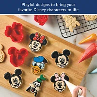 Disney Home Bake With Mickey Mouse Cookie Cutter And Stamp Set 8pc 8-pc. Cookie Cutters