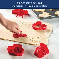 Disney Home Bake With Mickey Mouse Cookie Cutter And Stamp Set 8pc 8-pc. Cookie Cutters