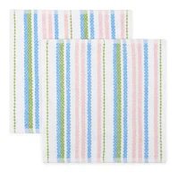 Layerings Easter Striped 4-pc. Dish Cloth Set