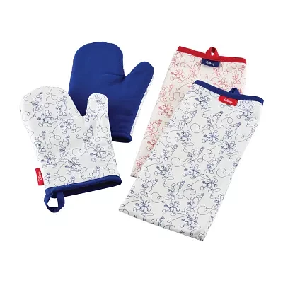 Disney Home Bon Voyag 4-pc. Oven Mitt and Kitchen Towel Set