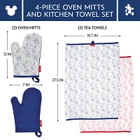Disney Home Bon Voyag 4-pc. Oven Mitt and Kitchen Towel Set