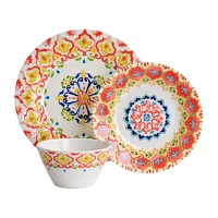 Gibson 12-pc. Melamine Dinnerware Set