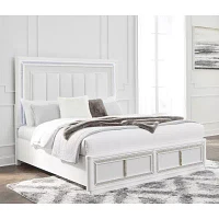 Signature Design by Ashley Chalanna King Upholstered Bed with Storage