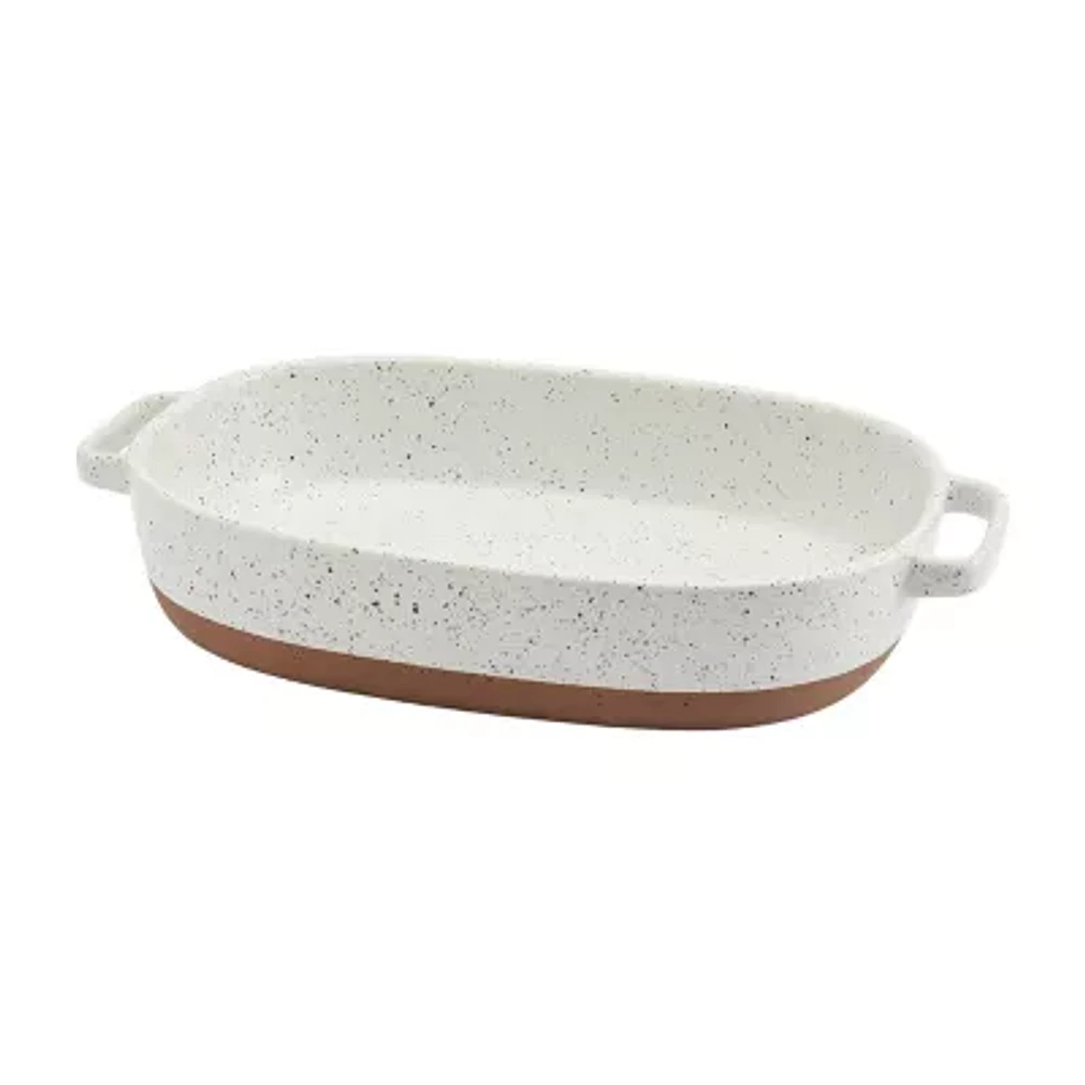 Denmark Speckled Stoneware 2.4-qt. Oval Baker