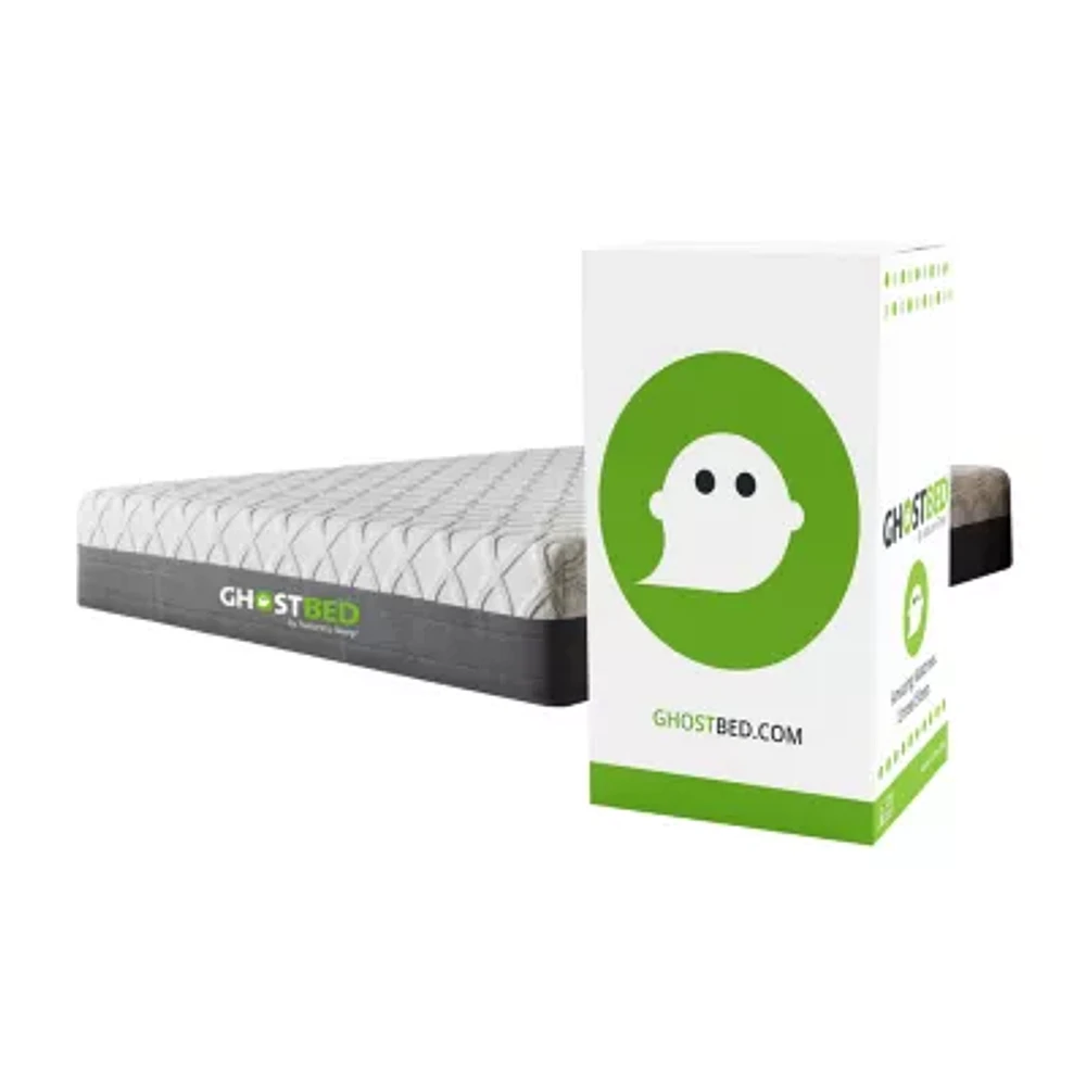 GhostBed Natalie 14" Medium Plush Foam Mattress a Box