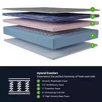 GhostBed Harper 12" Medium Plush Hybrid Mattress a Box