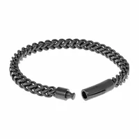 Stainless Steel Inch Solid Wheat Chain Bracelet