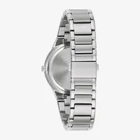 Caravelle Designed By Bulova Mens Silver Tone Stainless Steel 2-pc. Watch Boxed Set 43k101