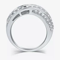 (H-I / I1) 2 CT. T.W. Lab Grown White Diamond 10K White Gold Band
