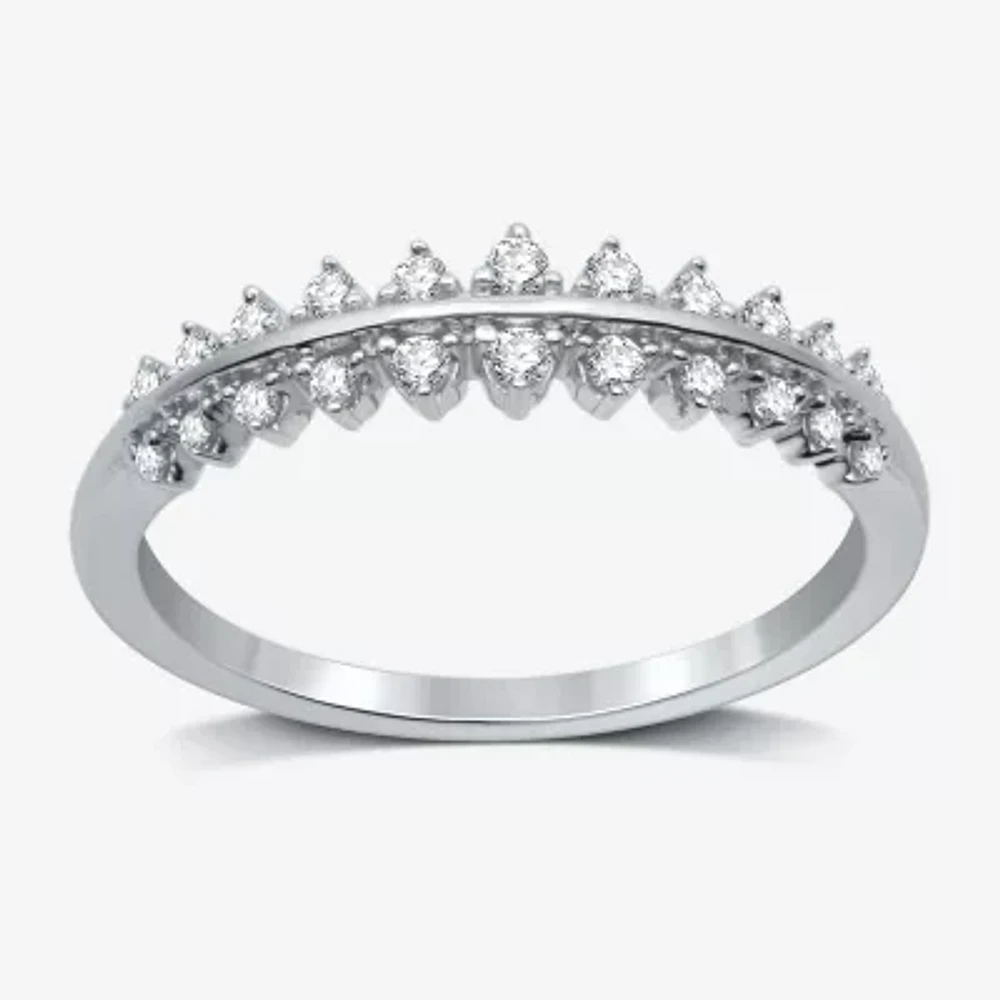 I Said Yes (H-I / I1) 1/5 CT. Lab Grown White Diamond Sterling Silver Wedding Band