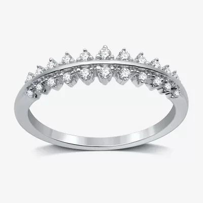 I Said Yes (H-I / I1) 1/5 CT. Lab Grown White Diamond Sterling Silver Wedding Band