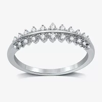 I Said Yes (H-I / I1) 1/5 CT. Lab Grown White Diamond Sterling Silver Wedding Band