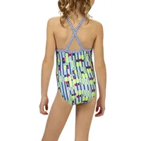 Dolfin Big Girls Geometric One Piece Swimsuit