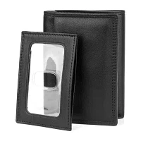 J. Buxton Mens RFID Blocking Trifold Wallet