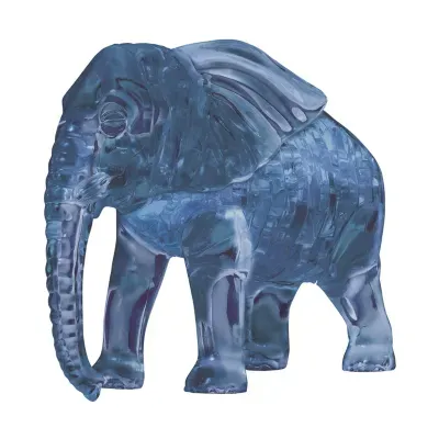 BePuzzled 3D Crystal Puzzle - Elephant: 40 Pcs
