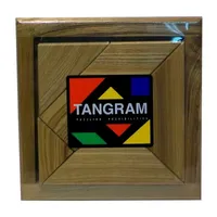 Square Root Tangram Brain Teaser Puzzle