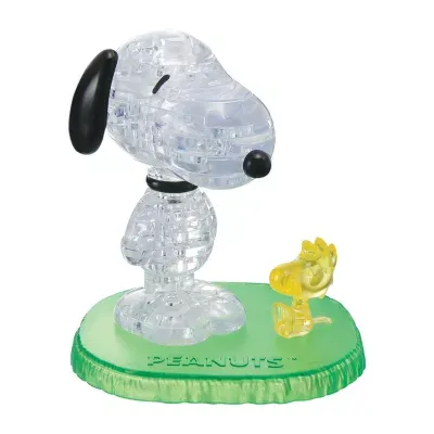 BePuzzled 3D Crystal Puzzle - Snoopy with Woodstock: 41 Pcs