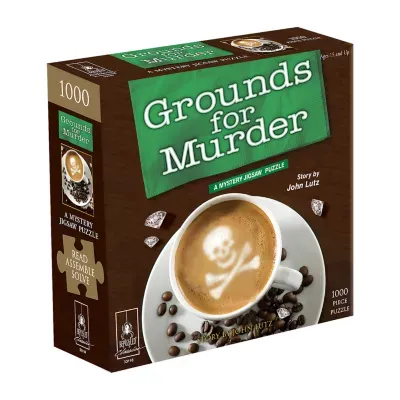 BePuzzled Grounds For Murder Classic Mystery Jigsaw Puzzle: 1000 Pcs