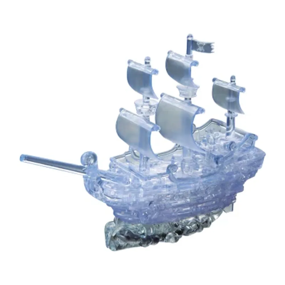 BePuzzled 3D Crystal Puzzle - Pirate Ship: 98 Pcs