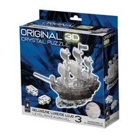 BePuzzled 3D Crystal Puzzle - Black Pirate Ship: 101 Pcs