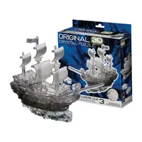 BePuzzled 3D Crystal Puzzle - Black Pirate Ship: 101 Pcs