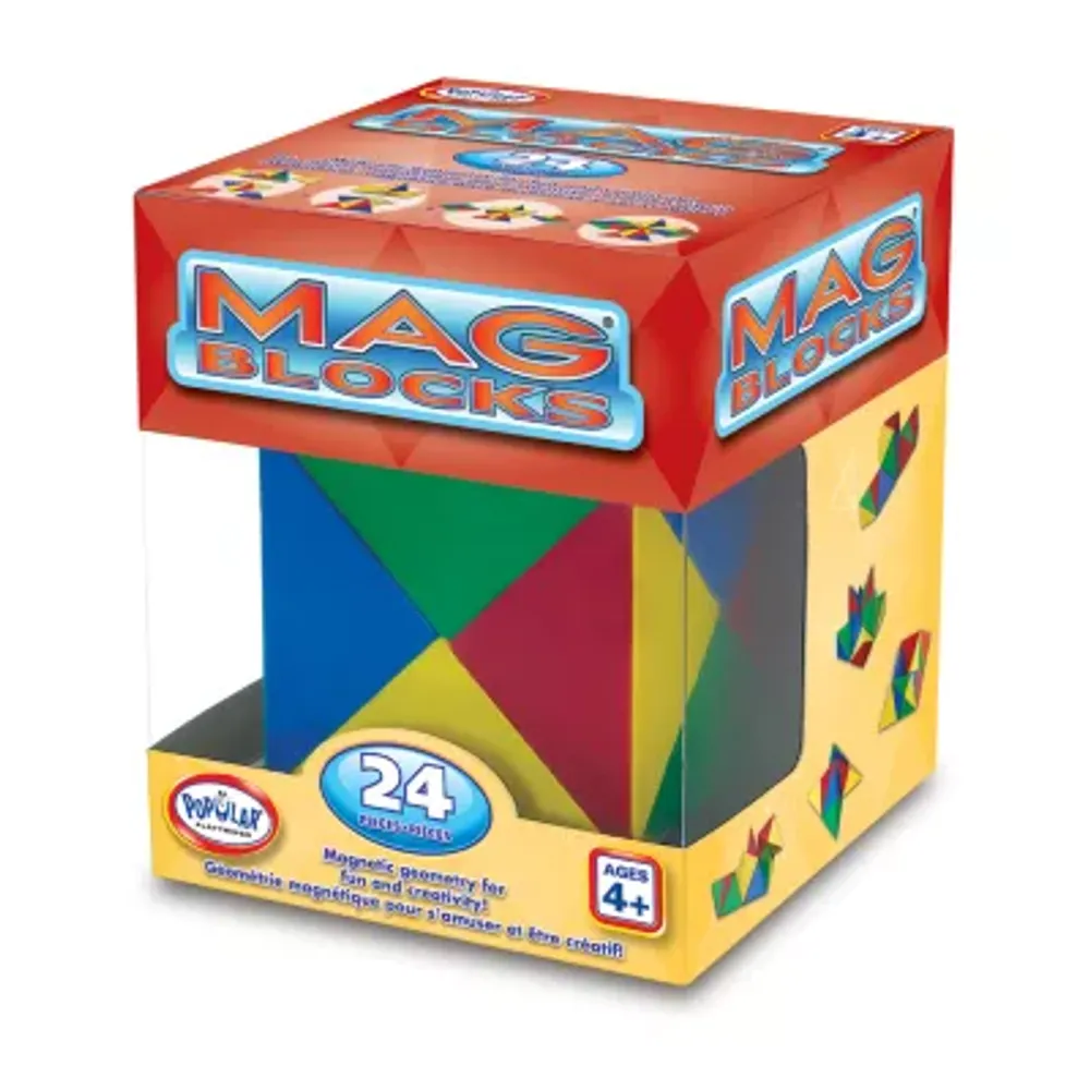 Popular Playthings Mag Blocks 24 Piece Set