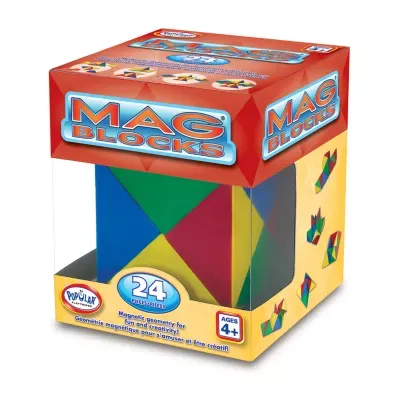 Popular Playthings Mag Blocks 24 Piece Set