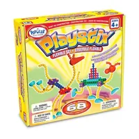 Popular Playthings Playstix Flexible Set: 68 Pcs