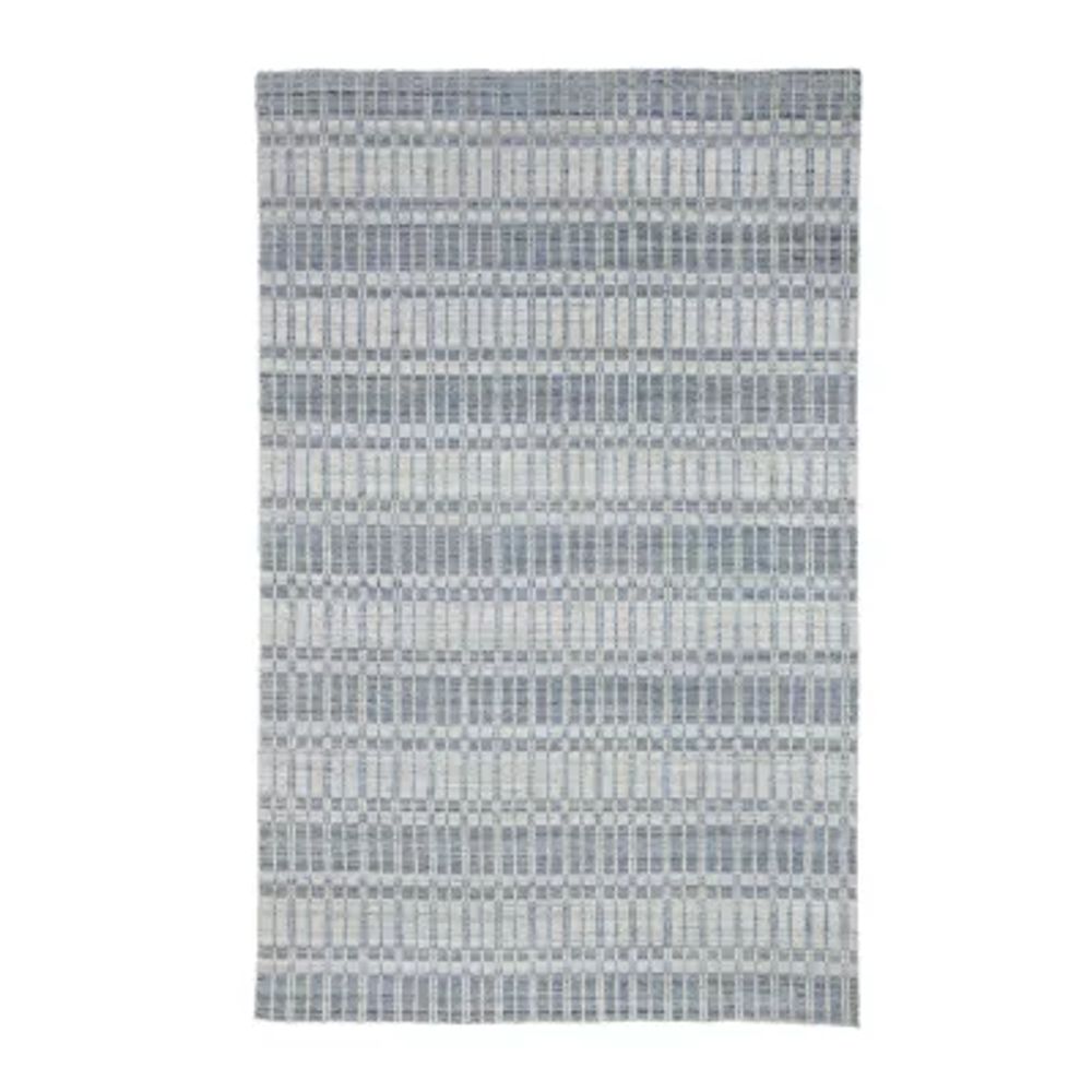 Weave And Wander Odami Stripe Flatweave Indoor Rectangle Area Rugs