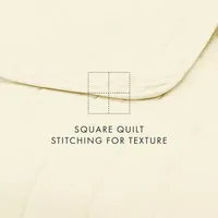 Casual Comfort Premium Ultra Soft Square Pattern Quilted Coverlet Set