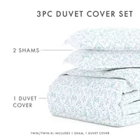 Casual Comfort Premium Ultra Soft 3-pc. Burst of Vines Print Duvet Cover Set