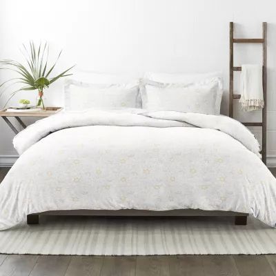 Casual Comfort Premium Ultra Soft Spring Vines Print Duvet Cover Set