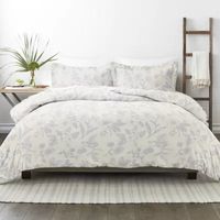 Casual Comfort Premium Ultra Soft Garden Pattern Duvet Cover Set