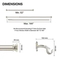 Deco Window Basics Endcap 1 Curtain Rod