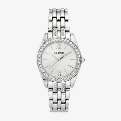 Armitron Womens Silver Tone Bracelet Watch 75/5763svsvwm