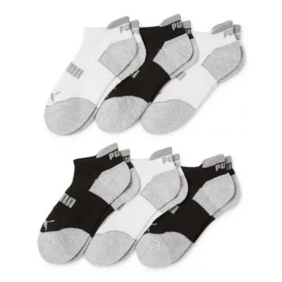 Puma 6 Pair Quarter Socks Womens