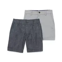 Thereabouts Little & Big Boys Stretch Fabric Adjustable Waist 2-pc. Chino Short