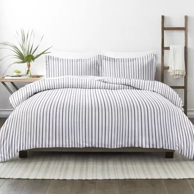 Casual Comfort Premium Ultra Soft Vertical Dreams  Duvet Cover Set