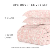 Casual Comfort Romantic Damask Pattern Oversized Duvet Cover Set