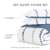 Casual Comfort Urban Vibe Pattern Oversized Reversible Duvet Cover Set